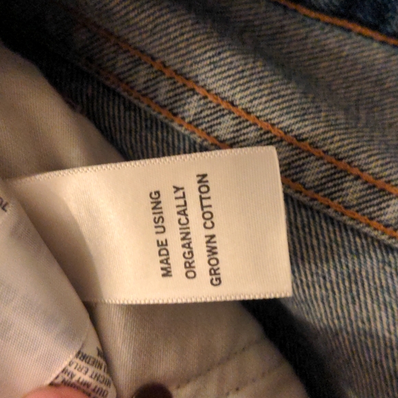 AGOLDE High Waisted Blue Ripped Jeans - Picture 13 of 13